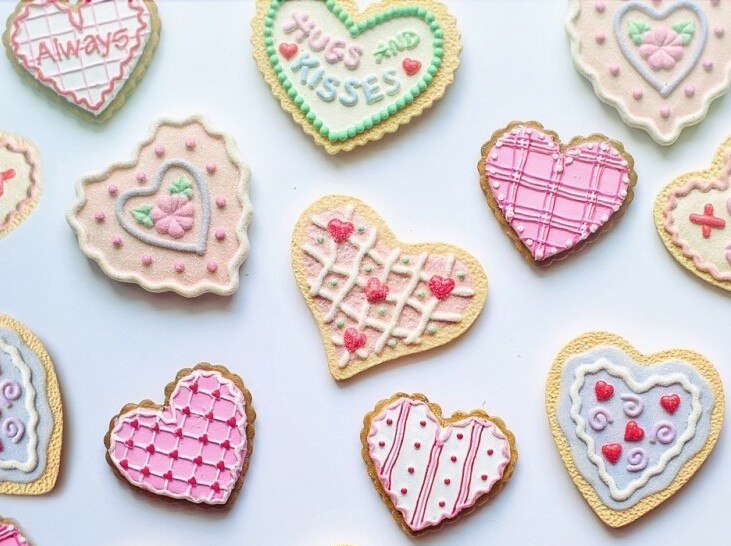 valentines biscuits